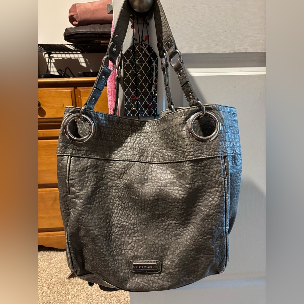 Steve Madden Charcoal Shoulder Bag